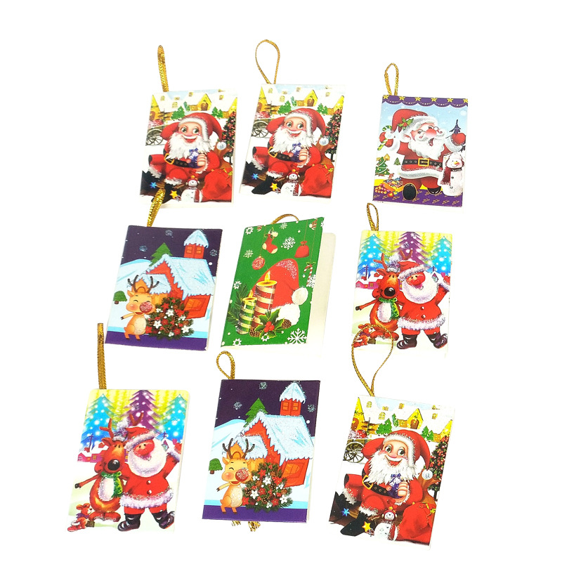 Decoraciones de Navidad Campana arco Santa Claus Árbol de Pino Estrella Superior del árbol de Navidad adornos