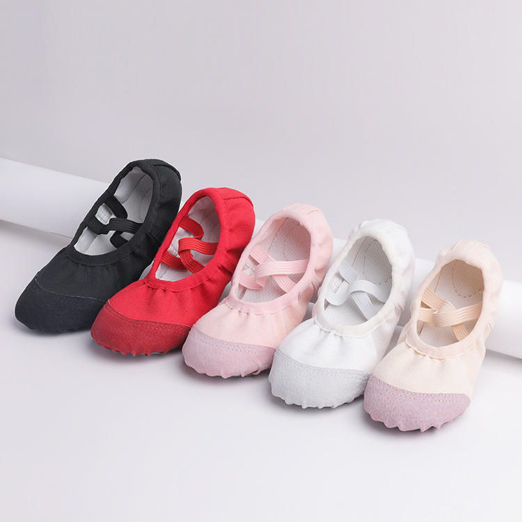 Bailando garras de gato hombre blanco zapatos de baile niños mujeres de base suave niñas practicantes de ballet chino de forma adulta nacionalidad