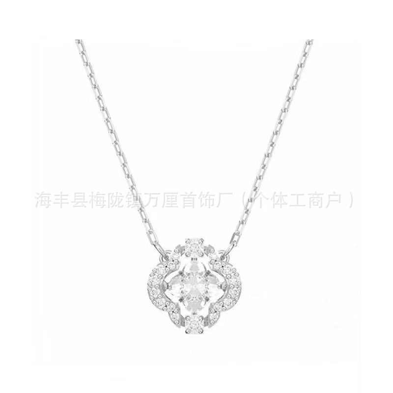 灵动四叶草白钻【白金色】