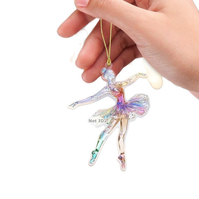クロスボーダー爆風バレエガールspark ling balerinaキラキラバレエクリスマス装飾品|undefined