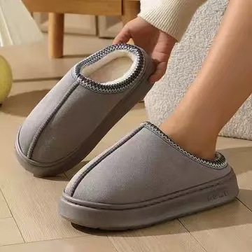 Zapatillas de algodón gatos transfronterizas de mujeres otoño y invierno domésticas impermeables impermeables impermeables silenciosas calentadas zapatillas de pelo de dibujos animados