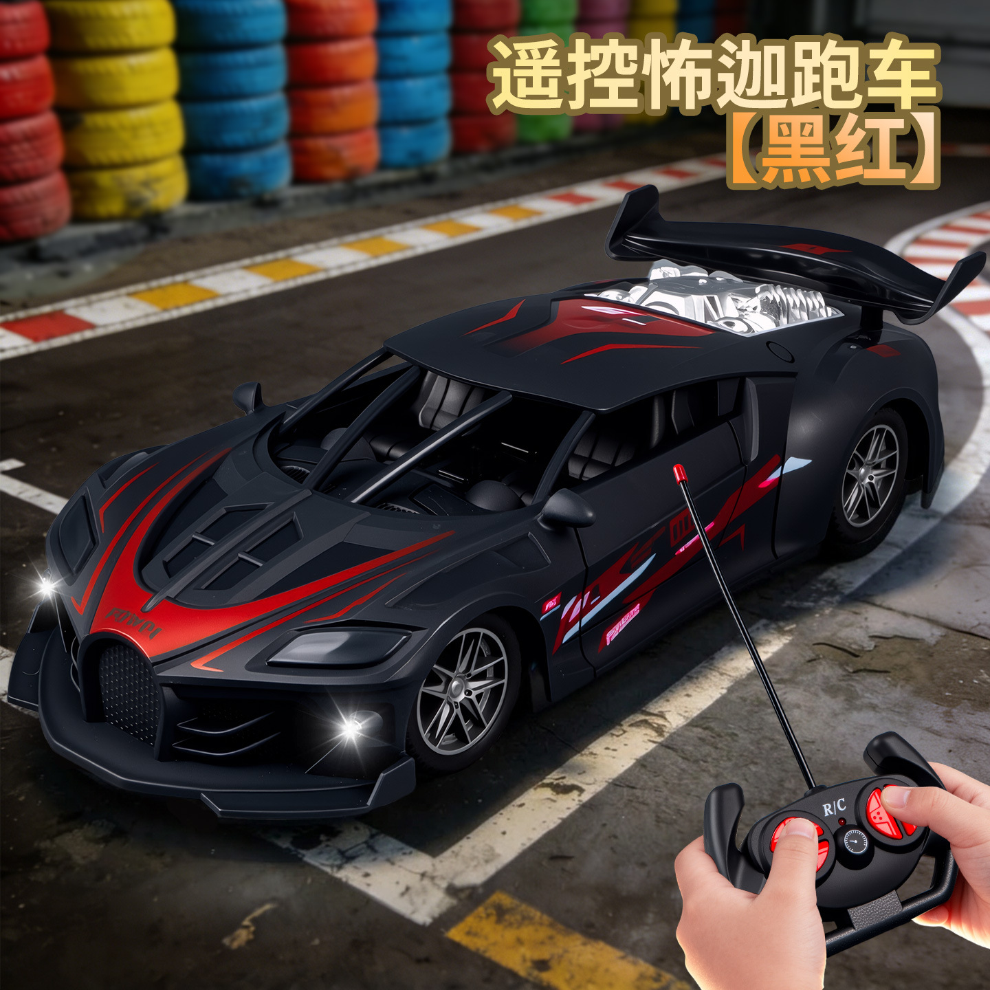 Niños supergrande Fórmula F sensores de gestos control remoto spray truco drift coche de carreras 4WD juguetes para niños image 18