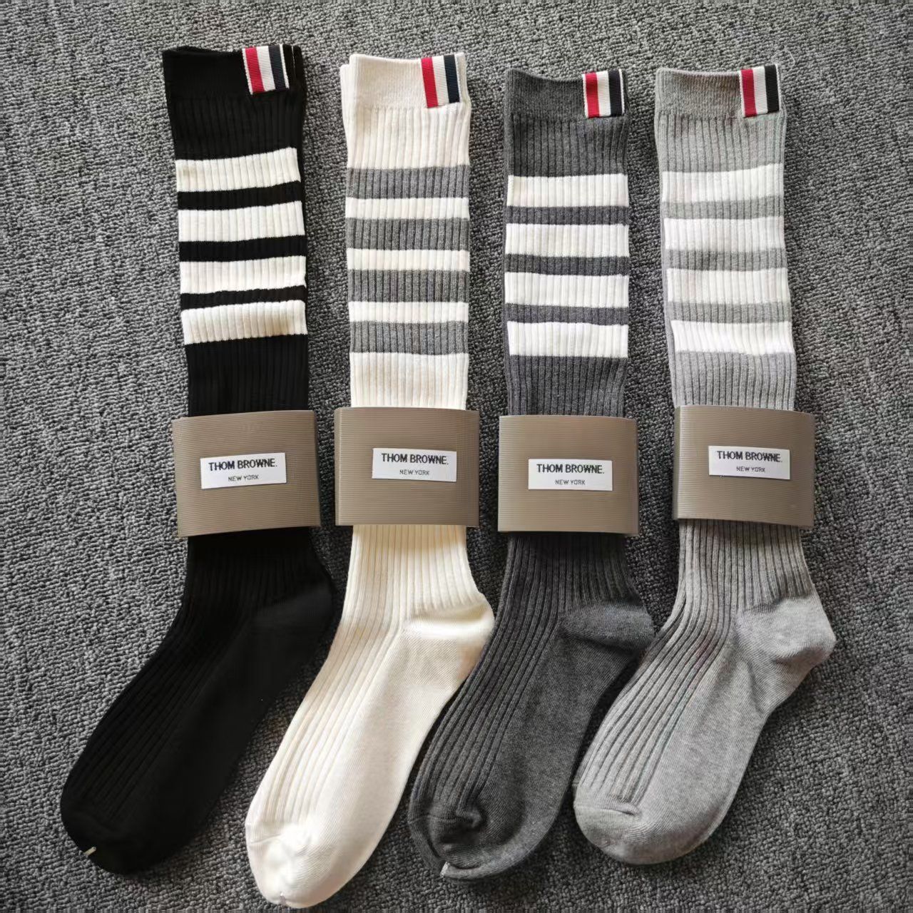 Japanese Jk High Tube Cotton Socks Asymmetric Autumn and Winter Long Socks for Women Korean Style Calf Socks Student Ins Trendy Long Tube Socks
