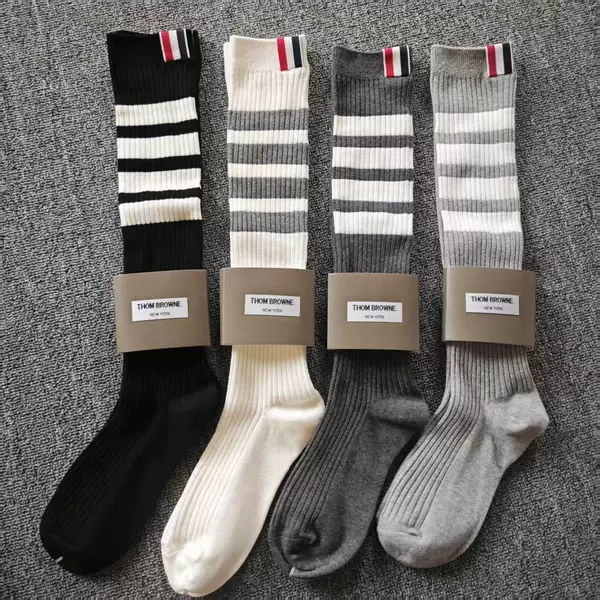 Japanese Jk High Tube Cotton Socks Asymmetric Autumn and Winter Long Socks for Women Korean Style Calf Socks Student Ins Trendy Long Tube Socks