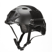 FAST PJ战术轻量化头盔椭圆孔简易版 户外骑行安全帽军迷美式跳伞