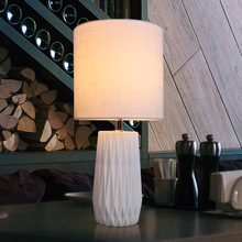 创意陶瓷布罩台灯饰批发装饰小夜灯具摆件工艺品跨境家用酒店桌灯