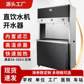 学校不锈钢直饮水机校园饮水设备工厂开水机开水器即热式RO反渗透