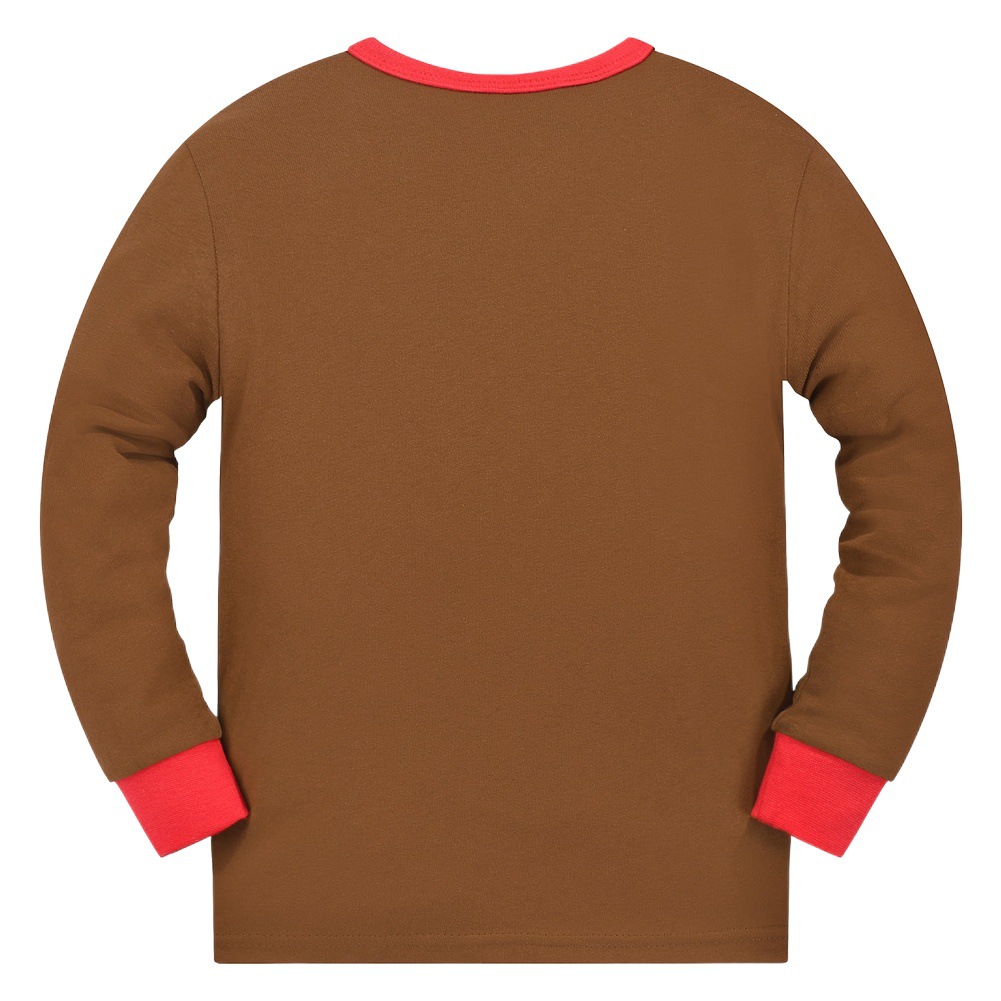 Otoño nuevos pijamas de tiburón para niños Comercio exterior transfronterizo ropa para el hogar cómodo Traje de dos piezas de algodón para niños