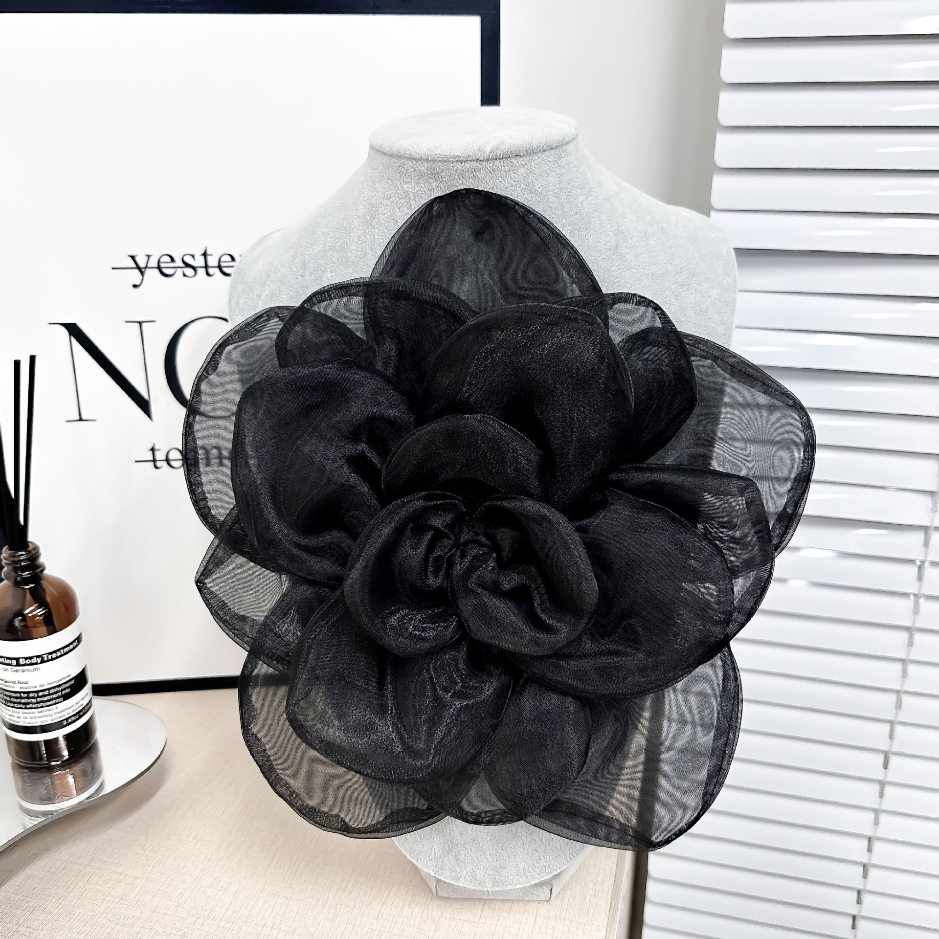 Accesorios para el cabello retro ultra Xian Ogan flor tridimensional DIY ropa de cabeza flor vestido de boda vestido accesorios image 2