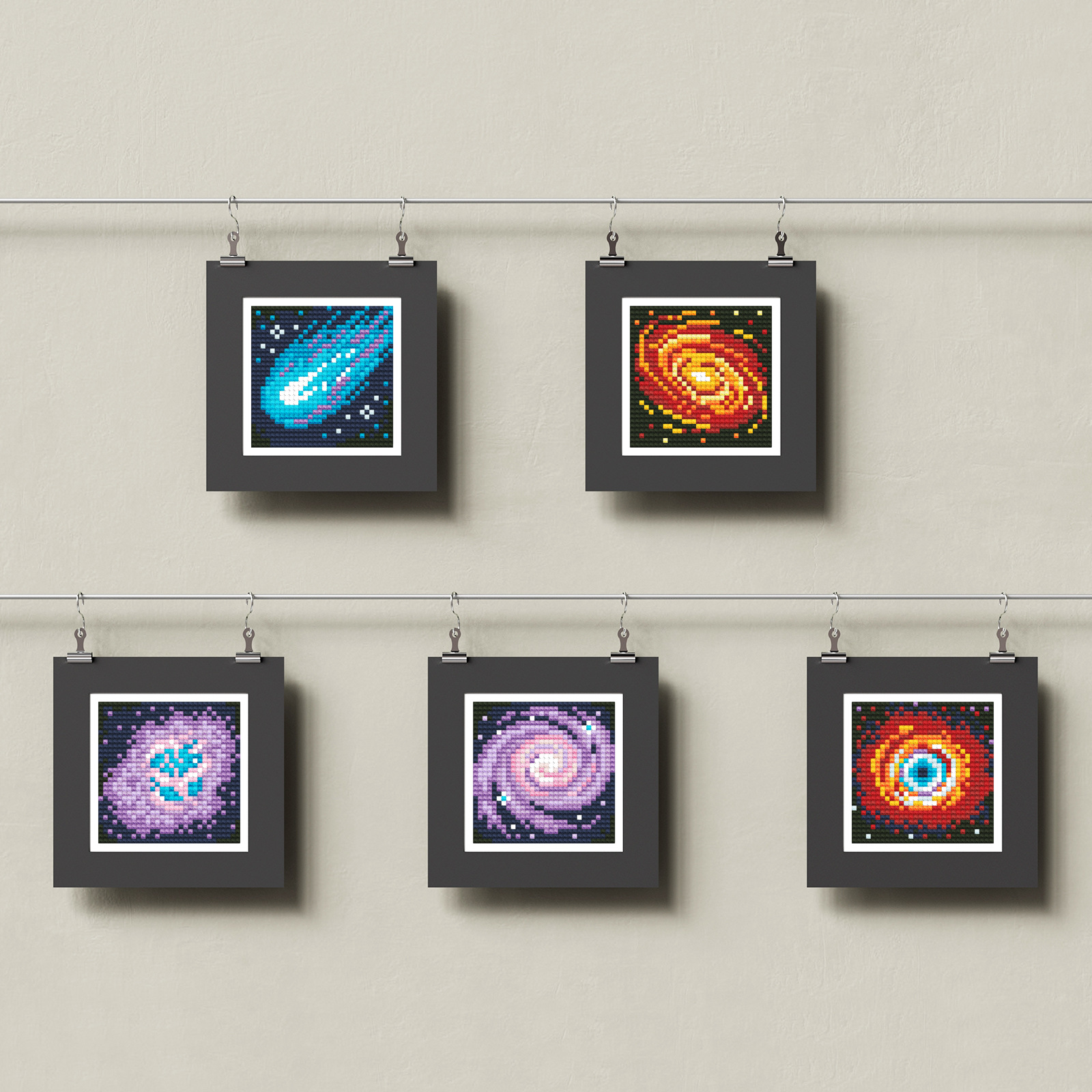 Pintura de diamante alrededor del hogar retro estilo europeo colgado a mano DIY puntos de perforación decoración ornamentos lujosos colgados combinación de pintura de pared