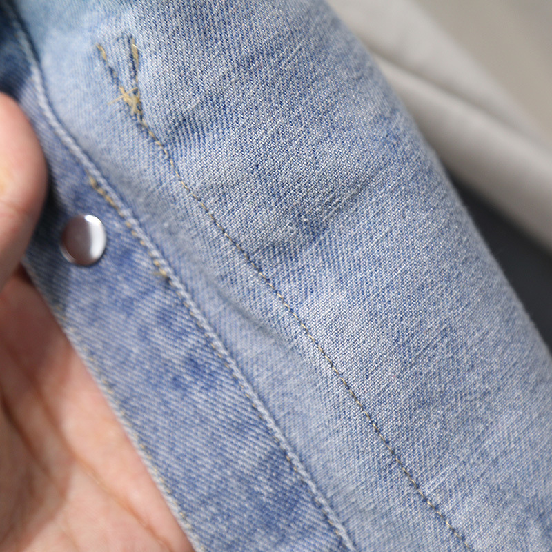 7097 traje de mezclilla para niños 2025 nuevo traje de dos piezas de primavera y otoño para niños guapos