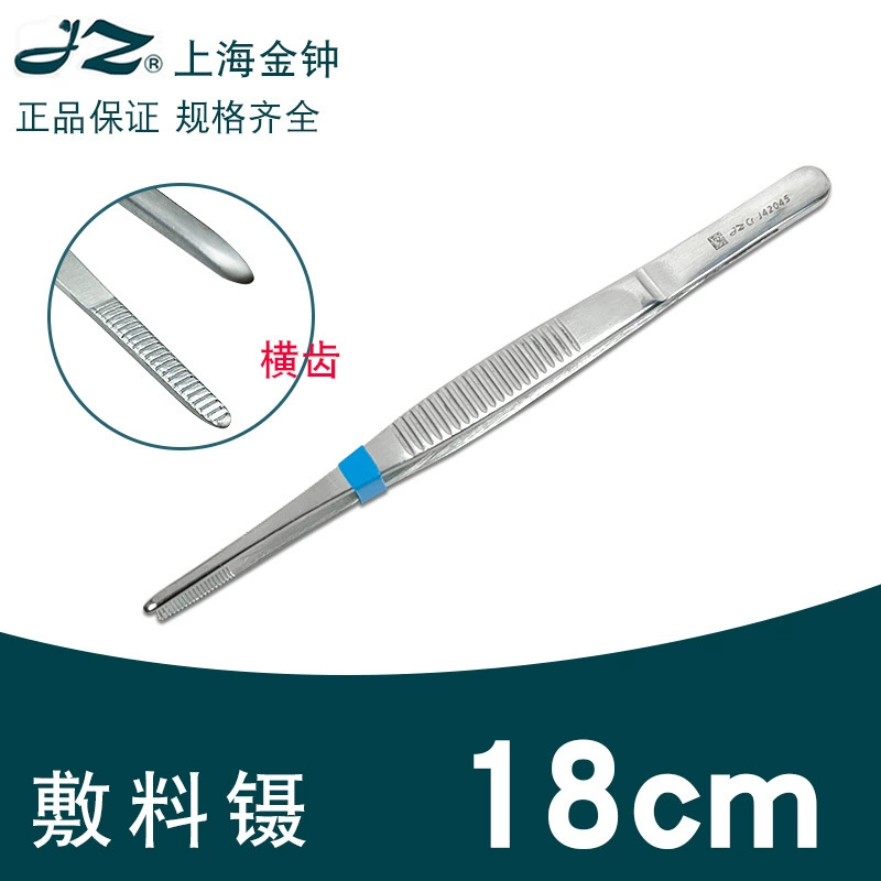 Tweezers stainless steel, scalloped headband handmade