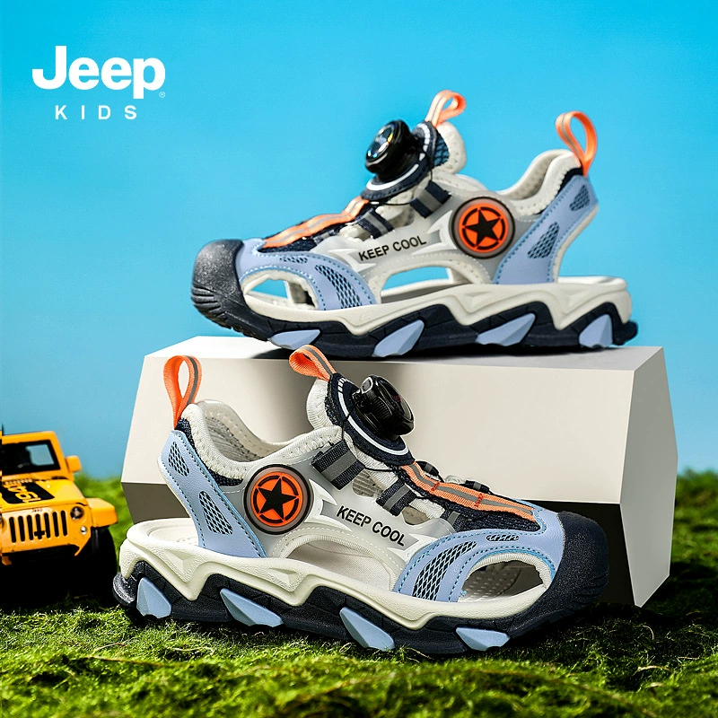 Jeep, удобные детские летние спортивные сандалии для мальчиков, 2025 г.