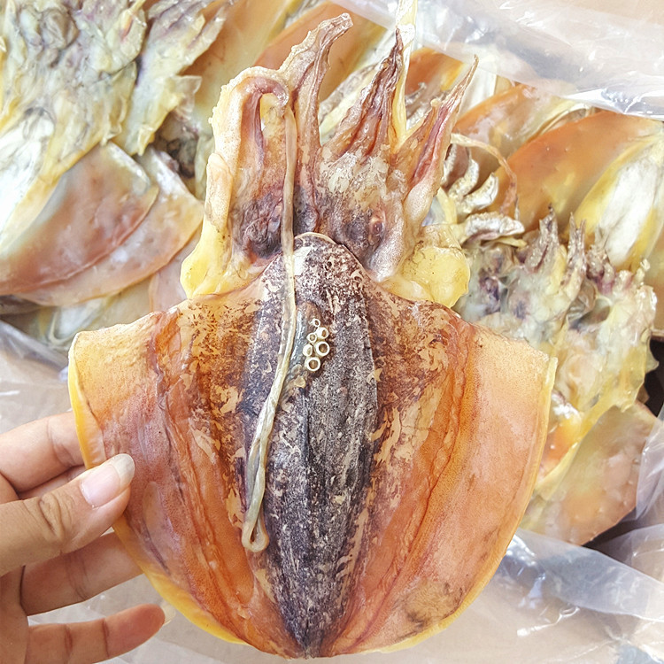 北海淡晒优质墨鱼干干货乌鱼干海鲜干货海产品500g3-8个月子品质