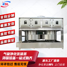 气旋塔双桶气旋混动喷淋塔不锈钢废气净化酸碱定制源头生产工厂