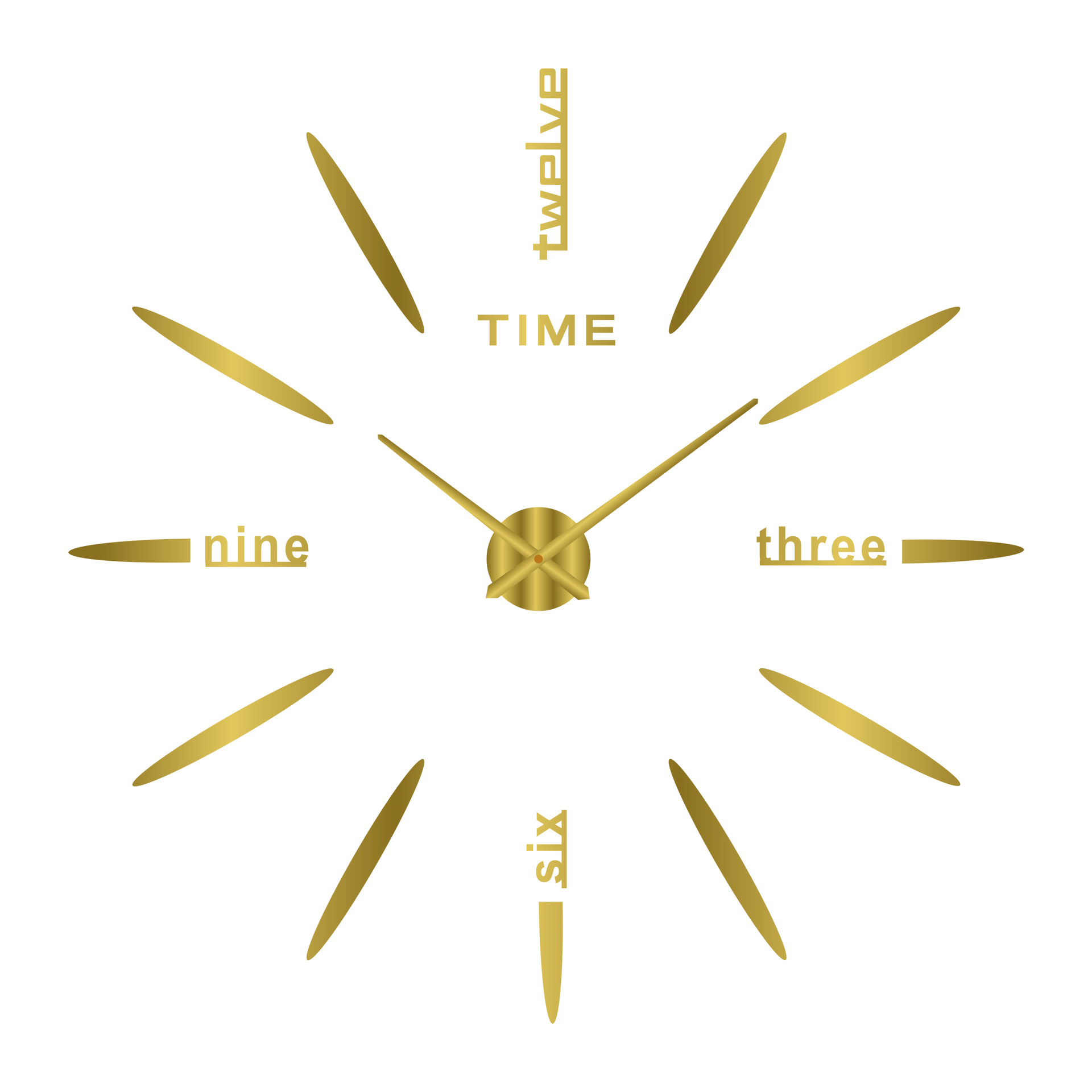 Simple creativo acrílico 3D decorativo etiqueta de la pared DIY Reloj de pared dormitorio sala de estar espejo reloj mudo etiqueta de la pared reloj