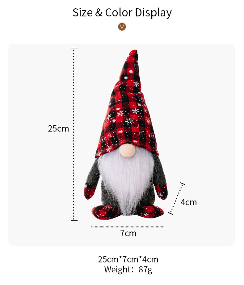 200g Weight Rudolph Doll Event & Party Supplies 1 Piece Quantity Indoor, Party, Festival Occasion Christmas Cartoon Style Cartoon Character Indoor Party Festival Rudolph Doll