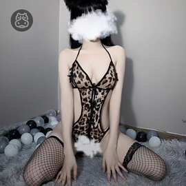 高端新款情趣内衣性感露乳蝴蝶结三点蕾丝婚纱手套袖制服连体装纯