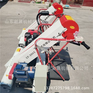 大豆高粱装袋机 水泥路面散粮装袋机汽油收粮机