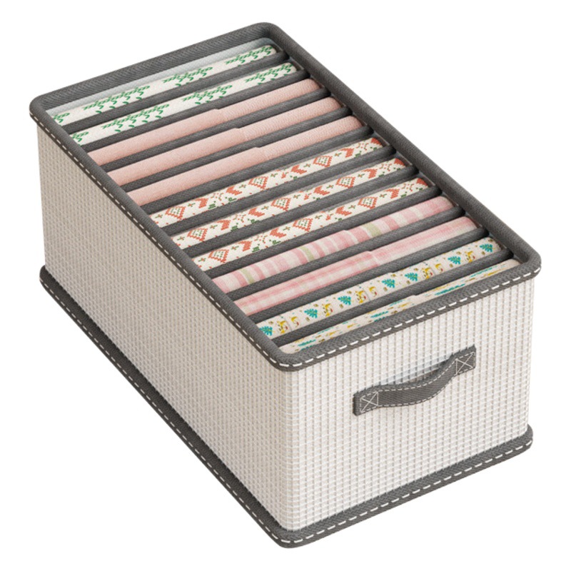 Caja de almacenamiento de ropa de tela armario doméstico almacenamiento cajón de gran capacidad caja de almacenamiento de ropa caja de almacenamiento plegable