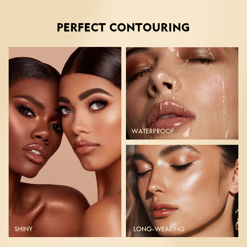 Fard à paupières liquide en poudre 10 couleurs pour le ver à soie endormi pour éclaircir les lèvres et les joues pour un double usage, un flash fin naturel et un surligneur_voghion.com