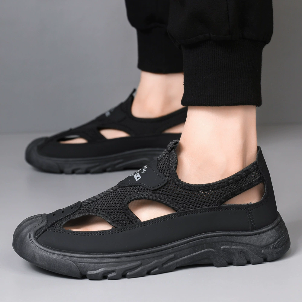 (Cross-border trading), summer mesh breathable beach sandals, soft sole