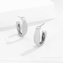 跨境新款速卖通s925纯银耳环耳釘气质高级感女耳釘轻奢批发