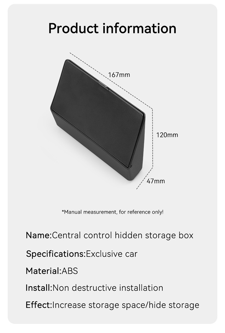 Suitable for 25 Subaru Forester Armrest Boxes, Hidden Storage Boxes, Storage and Storage Car Supplies Modification Accessories