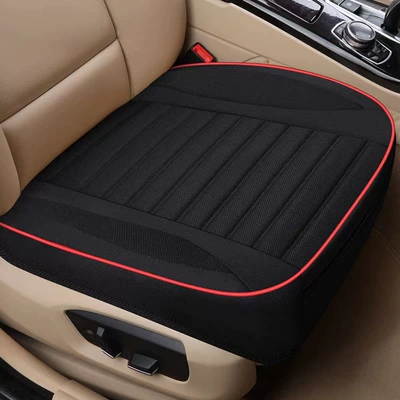 Main and co-pilot spring and summer Four Seasons Pad - mysterious-black-front-row-driving-single-seat-linen