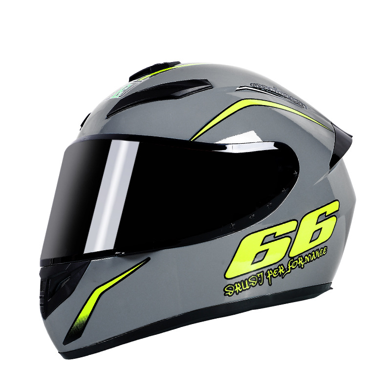 Ciclismo casco de motocicleta para hombres y mujeres Four Seasons universal Knight invierno cálido protección solar casco completo