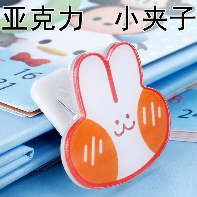 Cute acrylic plastic cartoon photo, storage system, classification
