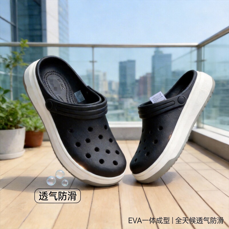 Full-Speed Classic Celebrity Ballet Summer Clogs Slippers Beach Sandals for Men and Women Thick-Soled Retro Casual Shoes for Men