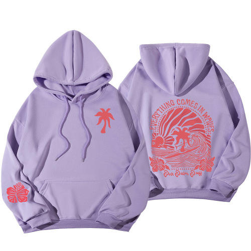Women's Thickened Hooded Sweatshirt with Loose Hem and Padded Sleeve, Autumn/Winter S-3XL
