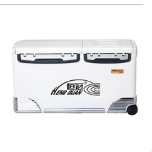 恒冠002船用海钓箱48L无配件带轮子大容量钓箱保温箱黑坑钓箱钓鱼