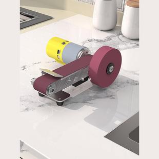 Electric knife grinder automatic belt grinder small household artifact grinder mini polishing machine desktop cutting edge machine