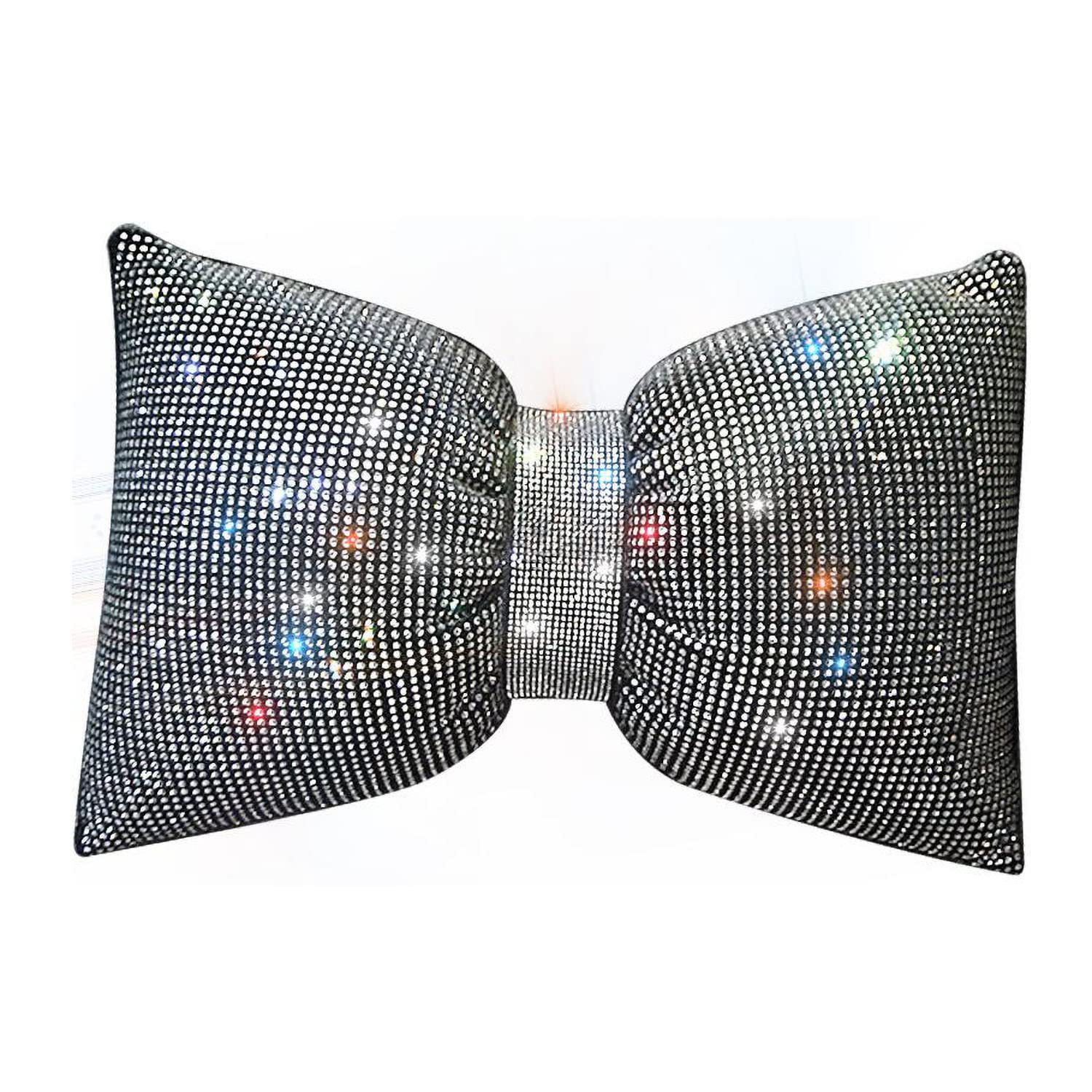 Car Armrest Box Pad Protective Cover with Rhinestones for Vehicle Interior Use, Full Rhinestone, Rhinestone with Sparkling Diamonds Armrest Cover