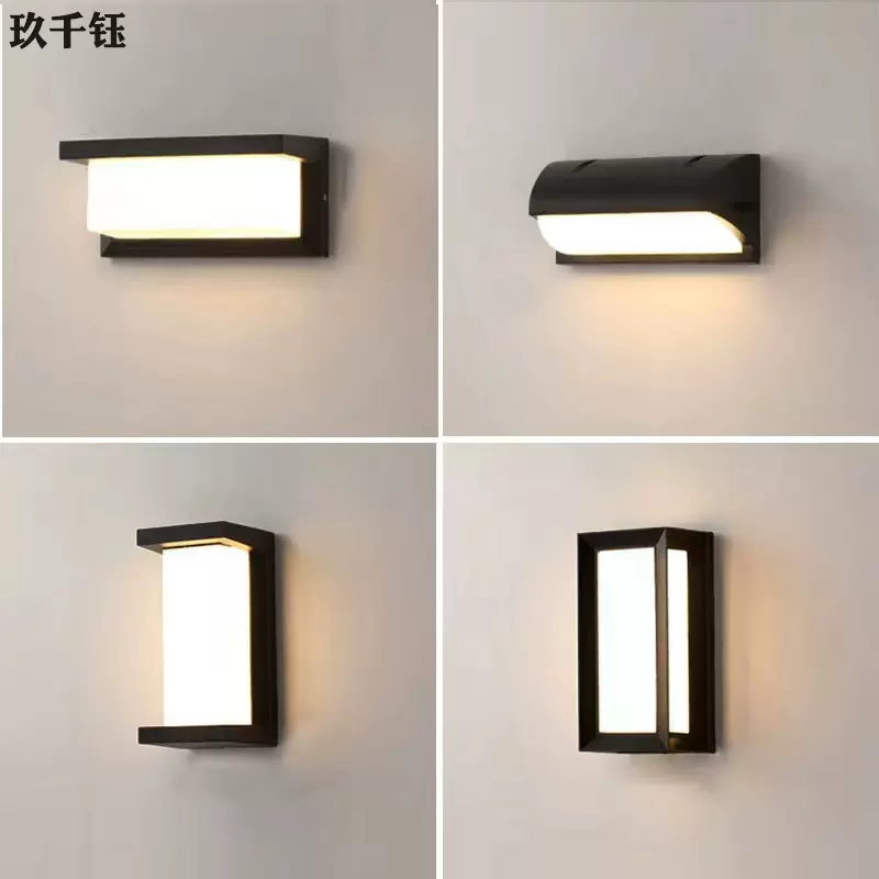 庭院灯墙壁灯亚克力壁灯入户门厅灯楼梯过道灯led灯智能感应