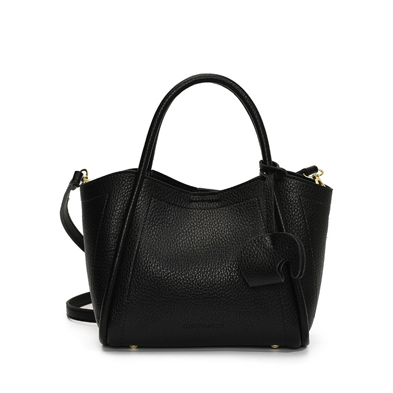 Tendencia transfronteriza de moda canasta de platos de mano 2025 nuevo nicho de alta sensación bolso de hombro bolso de cubo universal para mujeres