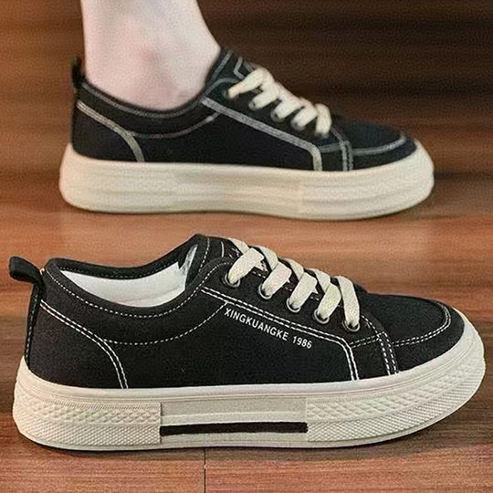 Lightweight 2025 Soft-Soled Canvas Shoes, Low-Cut Casual, Versatile, Simple, Trendyy, Men's and Women's Spring & Fall, Comfortable and Breathable Models