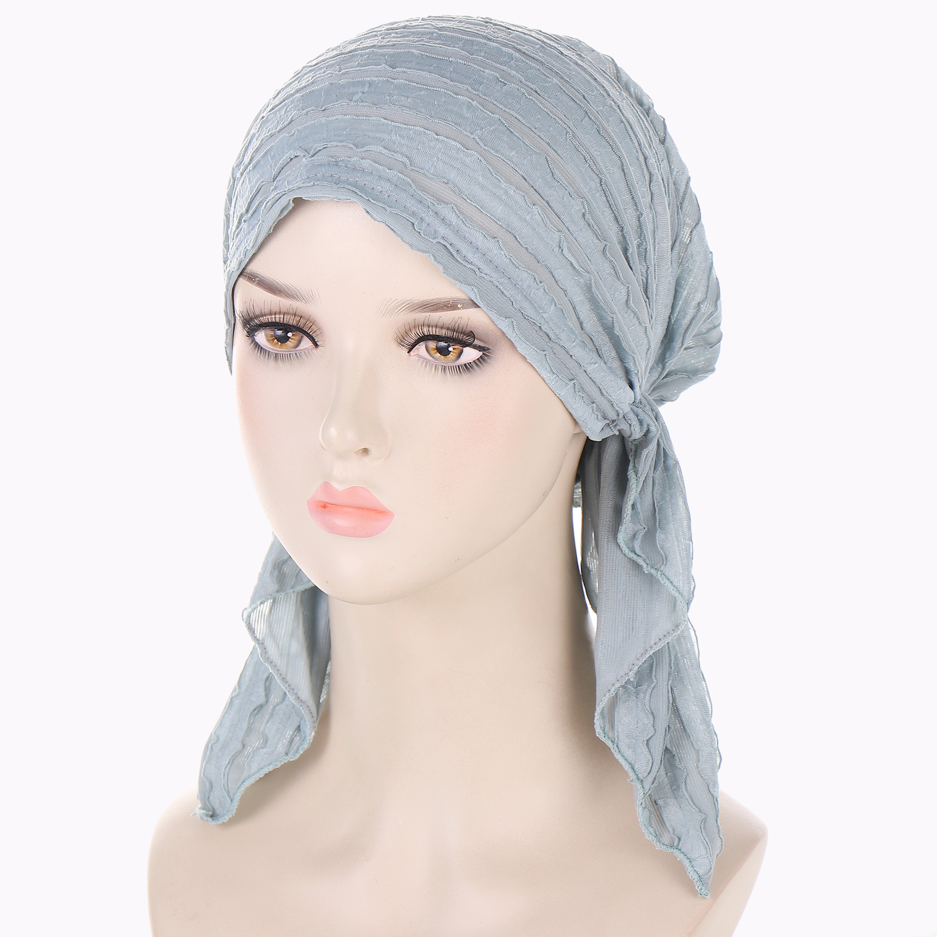 55g Weight Hijab Hats Type Daily, Street Occasion Polyester Material Solid Color Pattern All Seasons Season Women's Gender Casual, Classic Style Style Eaveless Rim Women's Casual Classic Style Solid Color Polyester Hijab 7