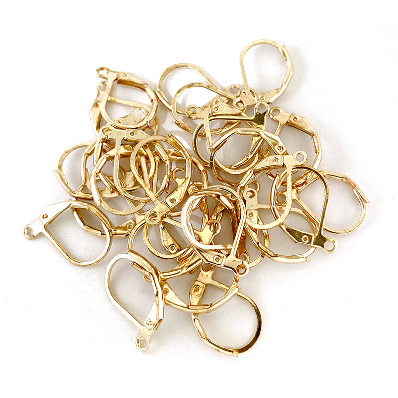 Gancho de oreja en forma de D Gancho de oreja francés DIY pendientes hechos a mano Pendientes de gancho francés pendientes de hebilla Accesorios