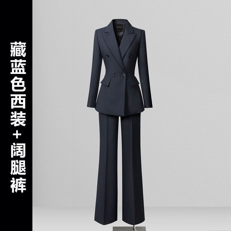 职场西装外套女2025新款高级感时尚通勤面试商务西服正装职业套装|undefined