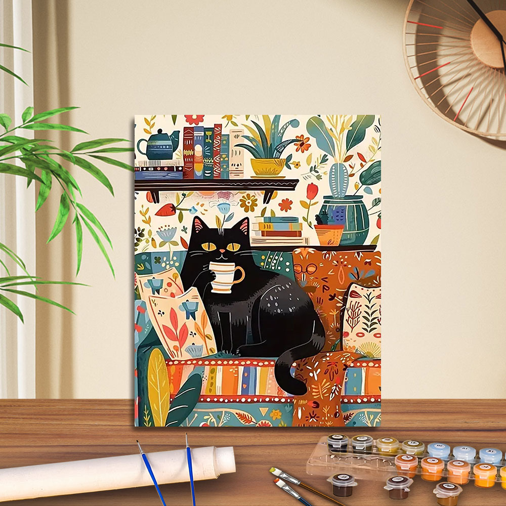 Transfronterizo jitdiy agente de pintura al óleo digital fabricantes al por mayor puestos de pintura al óleo artesanal pintura decorativa Amazon relleno de color