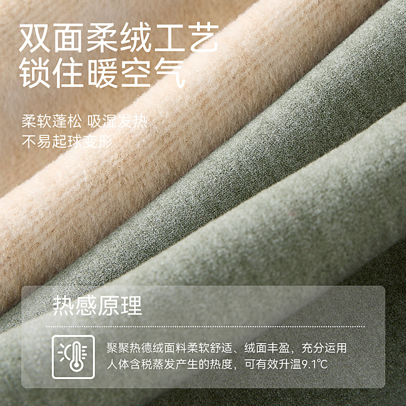 Ropa interior térmica de terciopelo alemán de otoño e invierno, ropa interior de cachemira gruesa para hombres, ropa abrigada, ropa de otoño para jóvenes, traje de pantalones largos