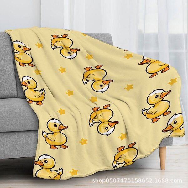 Cute duck blanket