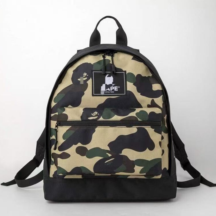 In-stock bap Japanese-style casual camouflage print backpack, unisex student backpack, travel parent-child double shoulder backpack
