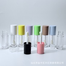 现货包邮 6ML大容量唇彩分装瓶唇釉空管大刷头遮瑕圆管化妆品包材