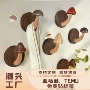 北欧实木打孔玄关挂衣钩