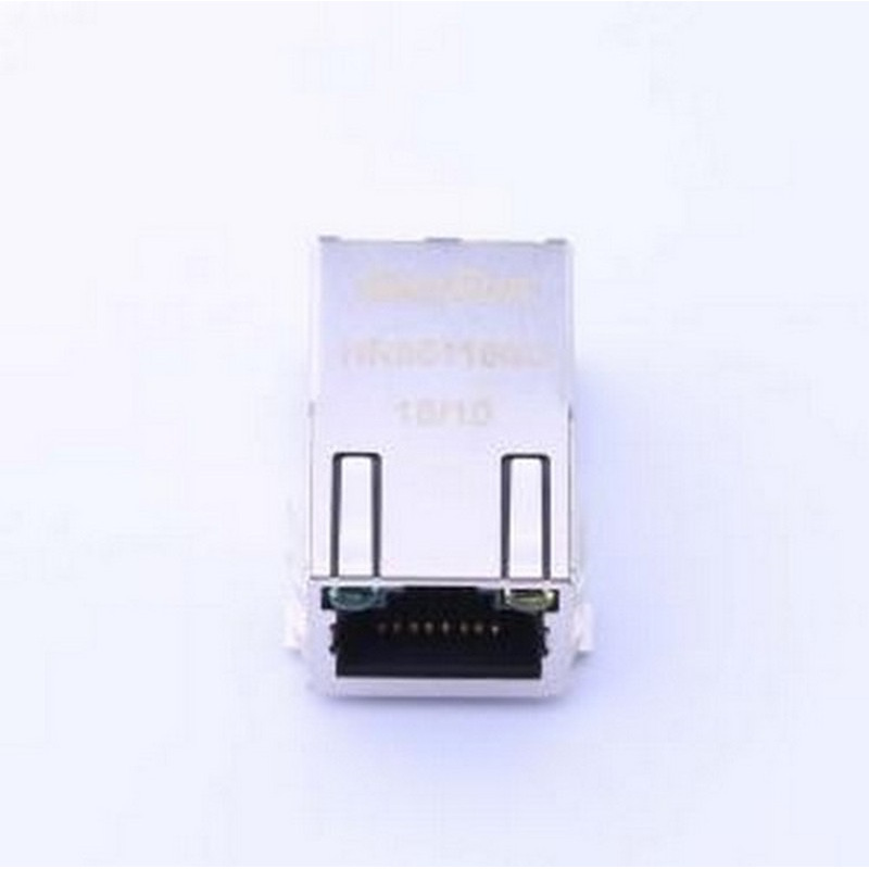 HR961160C 以太网连接器(RJ45 RJ11) 带LED SMD