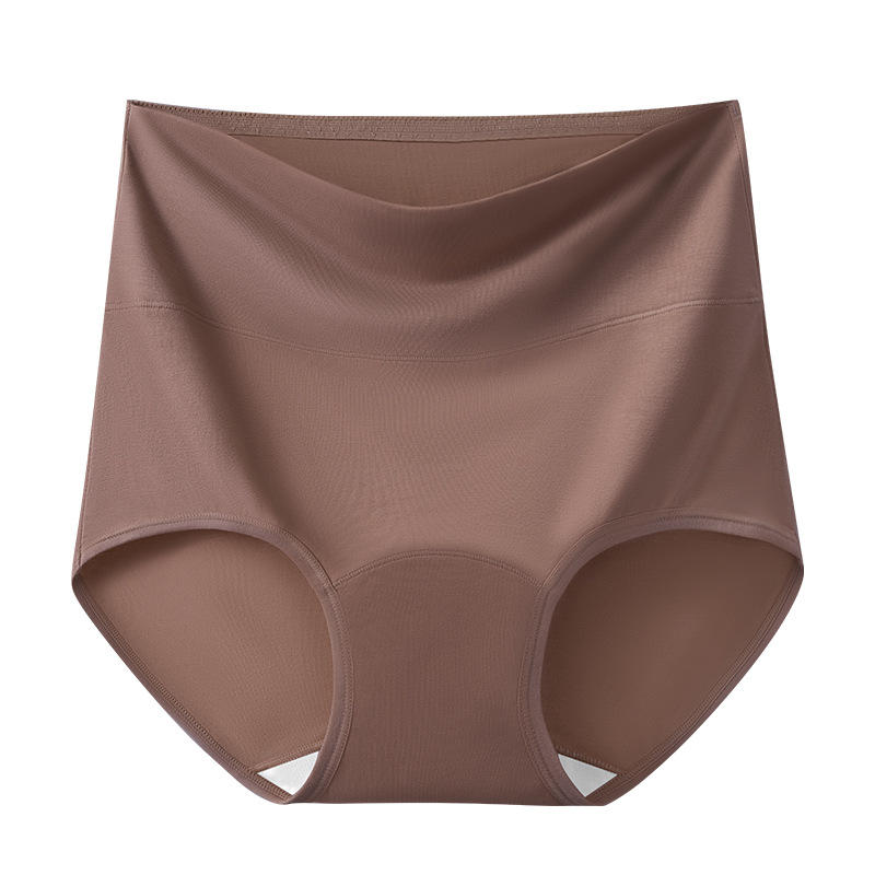 Bragas modales para mujer 2024 nuevo estilo delgado de cintura alta con abdomen y barriga pantalones cortos triangulares para mujer refrescante